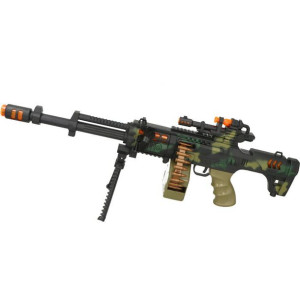 Karabin Maszynowy Shoot Gun Światło, Dźwięk 63cm