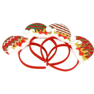 Świąteczna Opaska, Czapka Mix 6szt