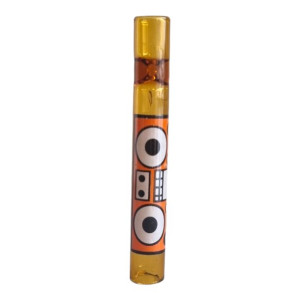 Lufka szklana Orange Music długość 9 cm
