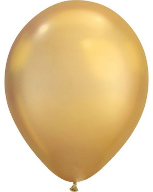 Balony Lateksowe 13cm Chromowane Złote 20szt