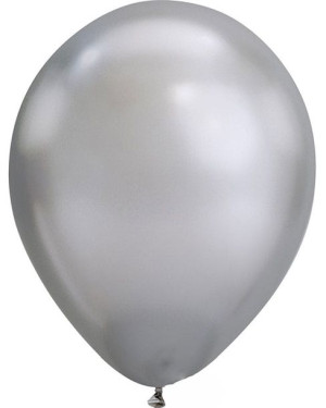 Balony Lateksowe 13cm Chromowane Srebrne 20szt