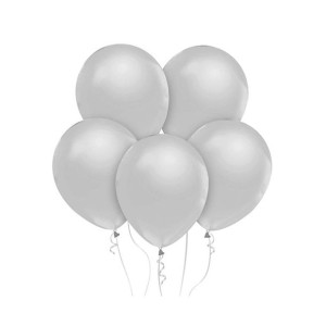 Balony Lateksowe 5" Srebrne 100szt