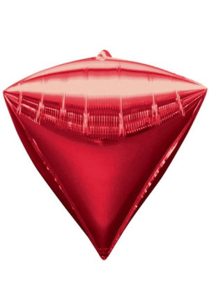 Balon 22" Stożek Trójkąt 3d Czerwony