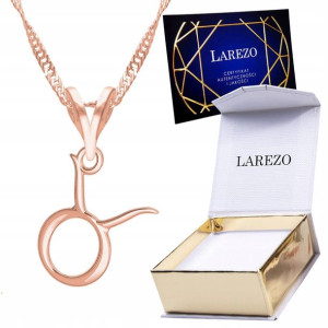 Naszyjnik złoty łańcuszek 925 Znak Zodiaku Byk