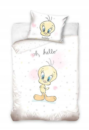 Pościel Dziecięca Looney Tunes Tweety 100x135 2cz