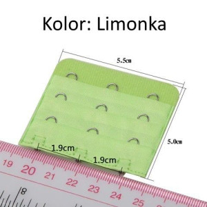 Szeroka przedłużka do stanika Model 440 Limonkowy