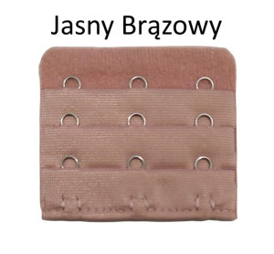 Szeroka przedłużka do stanika Model 440 Jasny brązowy
