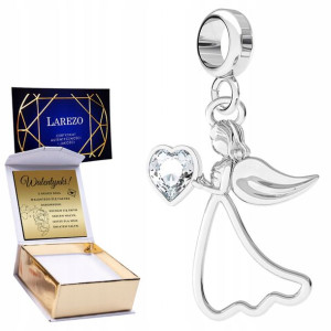 Charms + GRAWER Anioł z Sercem srebro 925