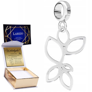 Charms + GRAWER Ażur Liście srebro 925