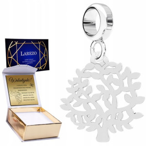 Charms + GRAWER Ażurowe Drzewko srebro 925