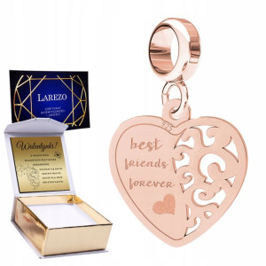 Charms + GRAWER Best Friends różowe 925