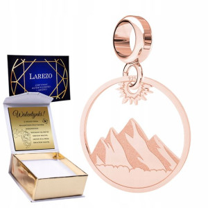 Charms + GRAWER Góry Tatry Zakopane różowe 925