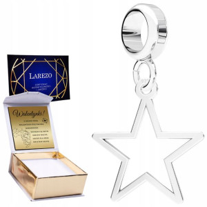 Charms + GRAWER Gwiazdka srebro 925