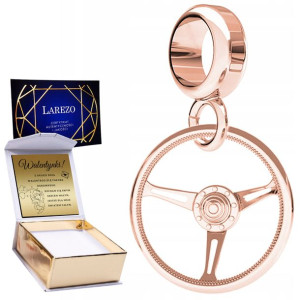 Charms + GRAWER Kierownica Samochód różowe 925