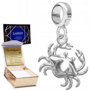Charms + GRAWER Krab srebro 925