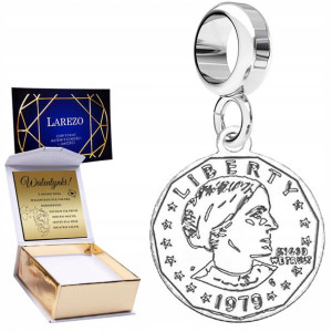 Charms + GRAWER Moneta srebro 925