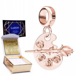Charms + GRAWER paleta do farb Frida różowe 925
