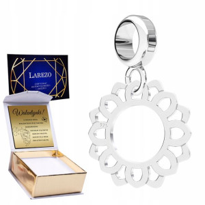 Charms + GRAWER Rozeta Kwiat srebro 925