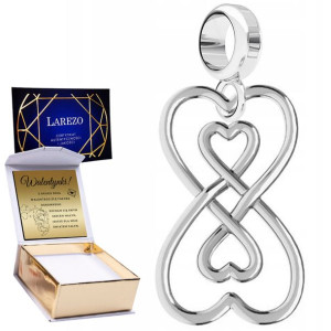 Charms + GRAWER srebro Nieskończoność 925