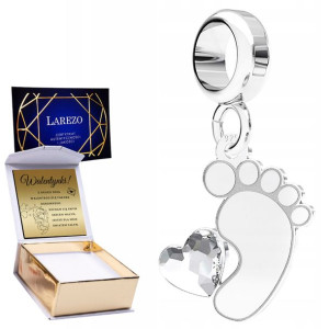 Charms + GRAWER Stópka srebro 925
