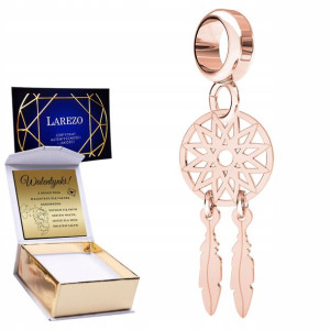 Charms + GRAWER Łapacz Snów różowe złoto 925