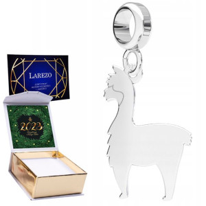 Charms + NADRUK Alpaka Zwierzę srebro 925