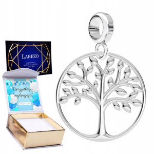 Charms + NADRUK Drzewo Życia srebro 925
