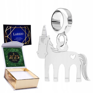 Charms + NADRUK Jednorożec Zwierzę srebro 925