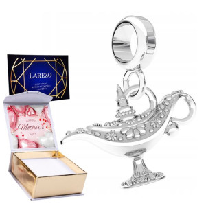 Charms + NADRUK Lampa Alladyna srebro 925