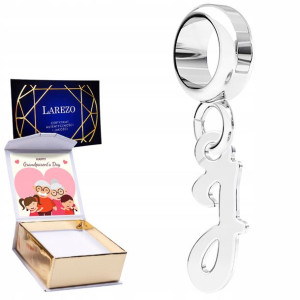 Charms + NADRUK Literka J srebro 925