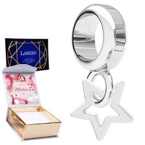 Charms + NADRUK Mała Gwiazdka srebro 925