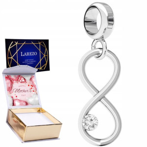 Charms + NADRUK Nieskończoność srebro 925