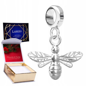 Charms + NADRUK Pszczoła Pszczółka srebro 925