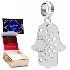 Charms + NADRUK Ręka Opatrzności srebro 925