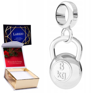 Charms + NADRUK srebro Ciężarek 925