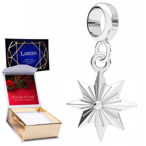 Charms + NADRUK srebro Gwiazdka Gwiazda 925