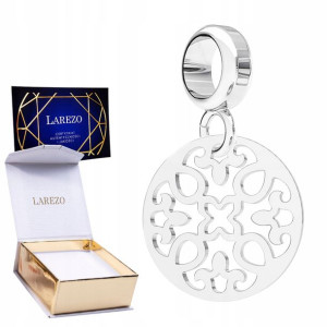 Charms Ażurowa Rozeta srebro 925