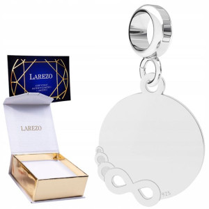Charms Blaszka Nieskończoność srebro 925