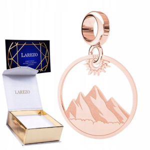 Charms Góry Tatry Zakopane różowe złoto 925