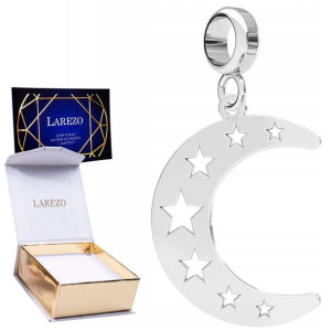 Charms Księżyc srebro 925