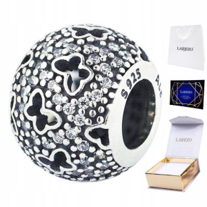 Charms Motylek w Cyrkoniach srebro 925