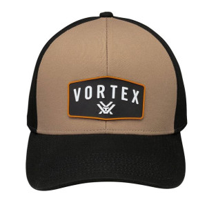 Czapka z daszkiem męska Vortex GO Big Patch czarno-brązowa