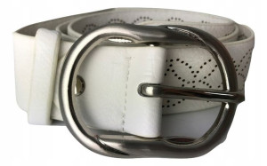 PASEK DAMSKI biały do spodni sukienki szer. 4cm