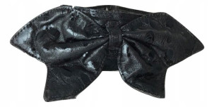 PASEK DAMSKI CZARNY KOKARDA do sukienki szer. 5cm
