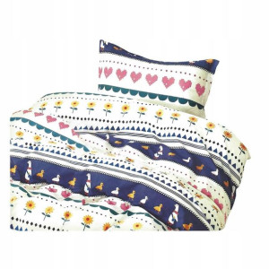 Pościel 100x140 2cz Dziecięca Satyna Bawełniana