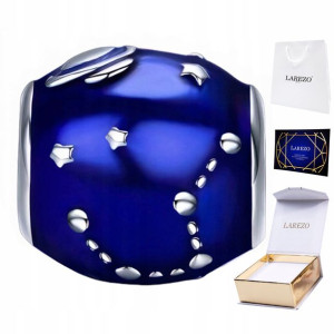 Charms Noc niebo gwiazdy księżyc srebro 925