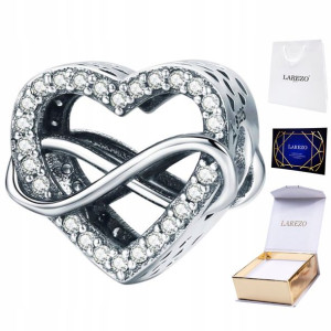 Charms Serce Nieskończoność Heart srebro 925