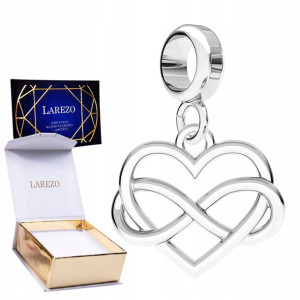 Charms Serce Nieskończoność srebro 925