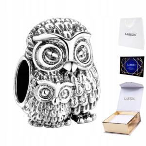 Charms Sowa Owl Zwierzę Sówka srebro 925