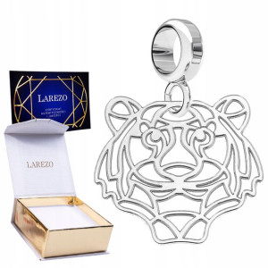 Charms wiszący Ażurowy Tygrys srebro 925